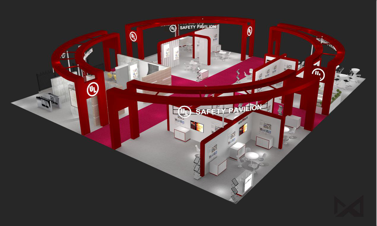 湖南美刻会展团队奋战进博会一线，完成优质的展台设计搭建工作